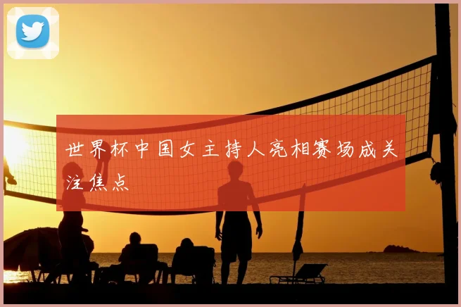 世界杯中国女主持人亮相赛场成关注焦点