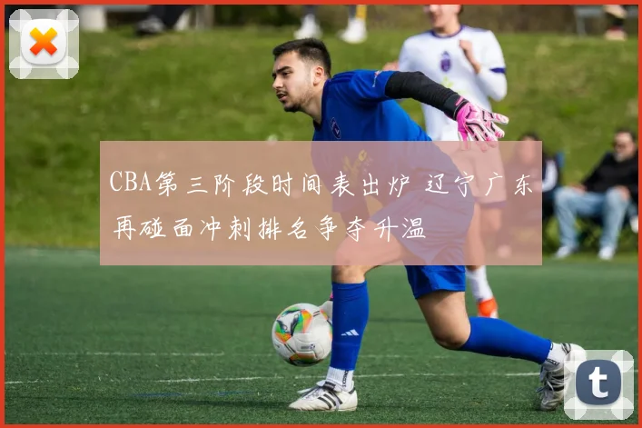 CBA第三阶段时间表出炉 辽宁广东再碰面冲刺排名争夺升温